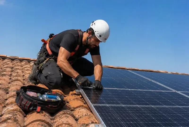 Maintenance et monitoring de panneaux solaires à Kintzheim